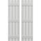 Ekena Millwork Americraft 4-Board, 3 Batten Exterior Real Wood Spaced Board-n-Batten Shutters, ARW401SB415X36STH, PR ARW401SB415X36STH - alternate 1